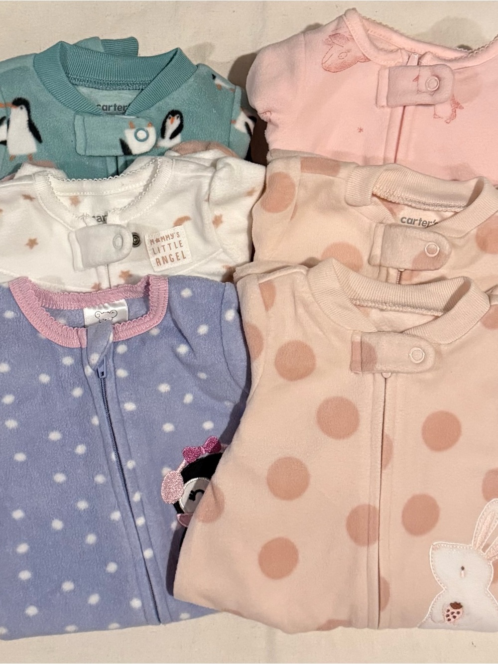Carters and koala baby pajama set of 6